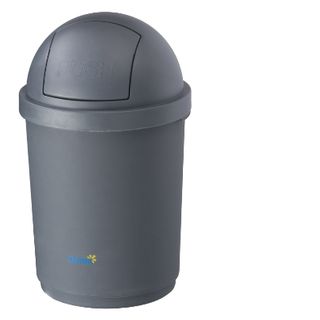 28 LITRE DOMED BIN- GREY BB-28DGY