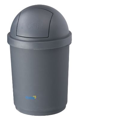 28 LITRE DOMED BIN- GREY BB-28DGY