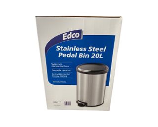 STAINLESS STEEL PEDAL BIN 20 LITRE