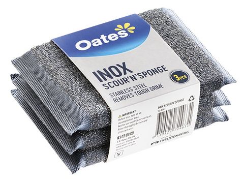 SC-008 INOX SCOUR N SPONGE (3Pk) 12