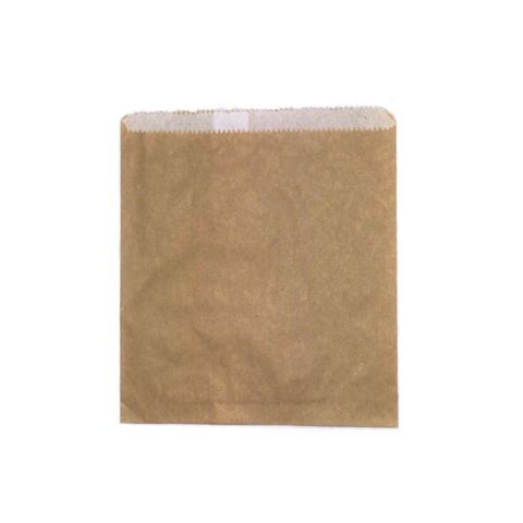 1 SQUARE BROWN PAPER BAG GREASE PROOF 175X175 (1000)