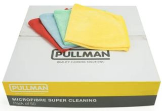 PULLMAN 50PK MICROFIBRE CLOTH MIXED COLOURS 40cm x 40cm