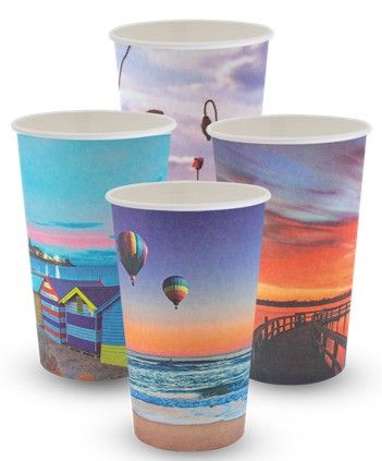16OZ SW PLA SMOOTH POSTCARD CUP (SLV50) 20