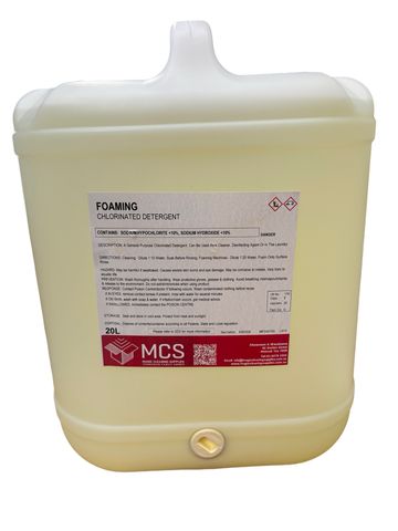 DETERGENT CHLORINATED (FOAMING) 20L MCS