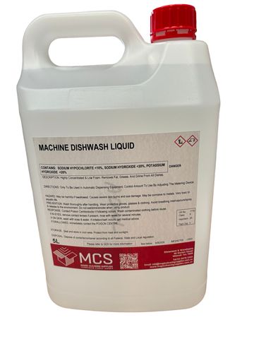 MACHINE AUTO DISHWASH LIQUID 5 LITRES C/I