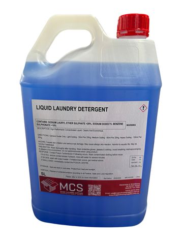 LIQUID LAUNDRY DETERGENT 5LTR MCS