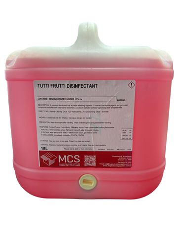 TUTTI FRUITTI DISINFECTANT 15L MCS