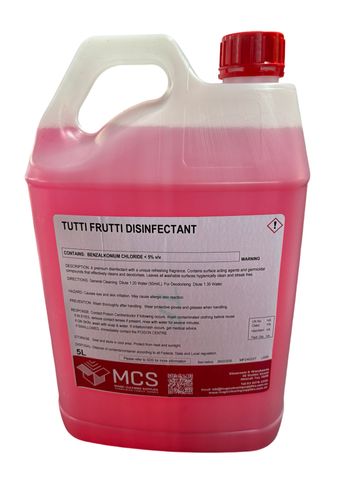 TUTTI FRUITTI DISINFECTANT 5LTR MCS