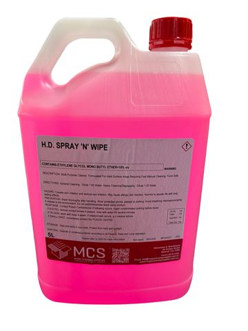 SPRAY & WIPE 5LTR MCS