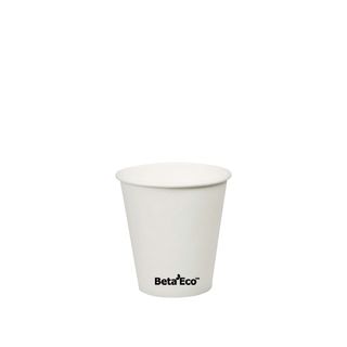 BETA ECO S/W 4OZ WHITE COFFEE CUP (1000)