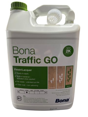 BONA TRAFFIC GO - EXTRA MATT 5LTR