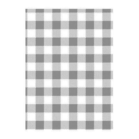 G/PROOF PAPER BLACK GINHAM 1/4 CUT 200X330 (1000SHTS)
