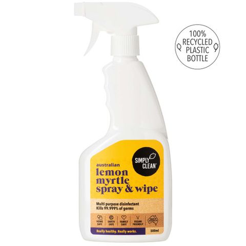 SIMPLY CLEAN LEMON MYRTLE SPRAY & WIPE 500ML