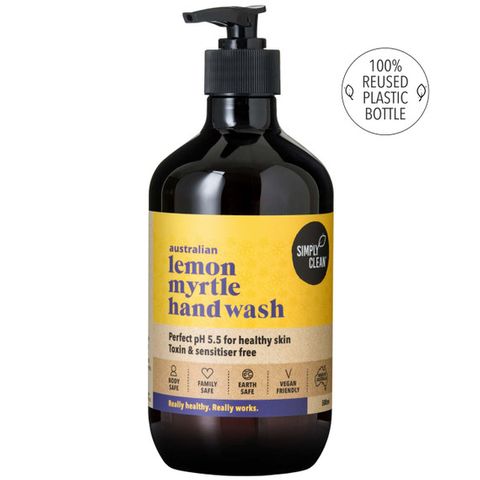 SIMPLY CLEAN LEMON MYRTLE HAND WASH 500ML