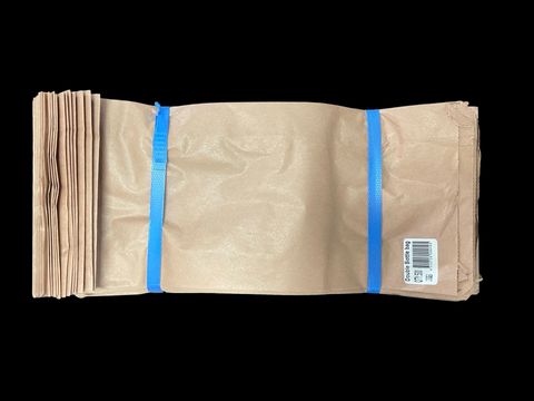 2 BOTTLE BAG BROWN 380X160X75 (500)