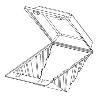 PET SANDWICH WEDGE CLEAR 4 POINT (SLV125) 2