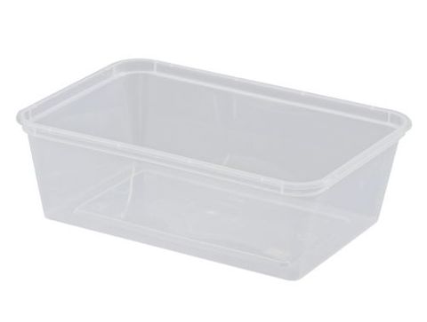 PP Rectangular Container Natural 750mL (SLV50) 10