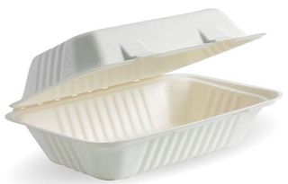 CLAM 9X6X3 WHITE SC - (SLV 125) 2