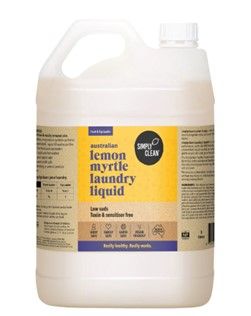 SIMPLY CLEAN LEMON MYRTLE LAUNDRY LIQUID 5 LTR