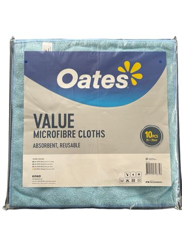 BLUE MICROFIBRE VALUE CLOTH 10PKT (MF-035VB)