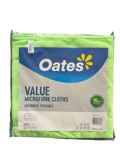 GREEN MICROFIBRE VALUE CLOTH 10PKT (MF-035VG)