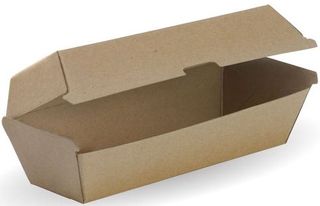 HOT DOG BOX KRAFT 209X70X76MM (SLV50) 8