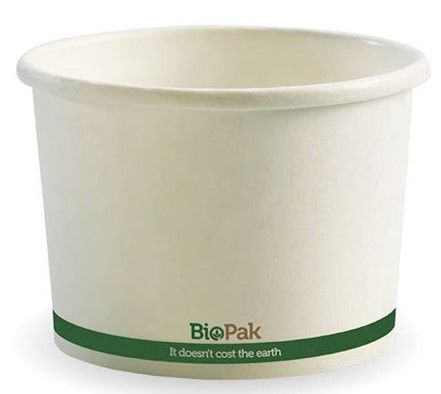 550ML/16OZ PAPER BIO BOWL (SLV25) 20