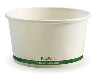 430ML/12OZ PAPER BIO BOWL (SLV25) 20