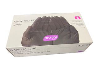 NITRILE BLACK SMALL GLOVE (100)