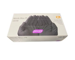 NITRILE BLACK  XL GLOVE (100)