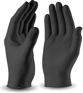 NITRILE BLACK  XL GLOVE (100)