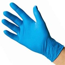NITRILE BLUE GLOVE SMALL (100)
