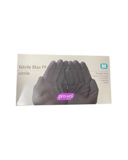 NITRILE BLACK MEDIUM GLOVE (100)