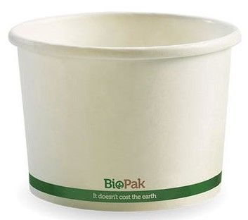 BIO PLASTIC LINED PAPER BIOBOWL 250ML/8OZ (SLV50) 20