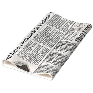 PRINTED NEWSPAPER WRAP 330X380 (800)