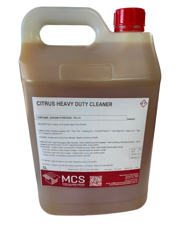 CITRUS HEAVY DUTY CLEANER MCS 5LTR