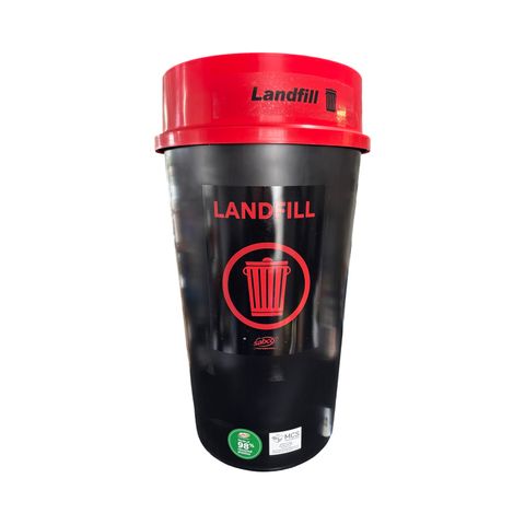 RECYCLING STATION KIT RED - LANDFILL