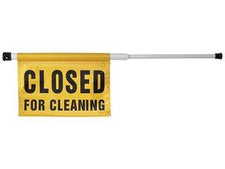 CLOSED FOR CLEANING SPRING LOADED JA-004