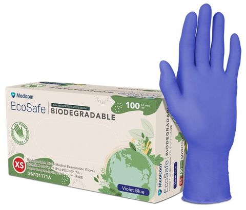 NITRILE BIODEGRADABLE GLOVE PF LARGE (100)