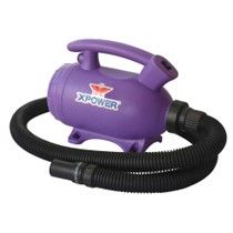 XPOWER B-55 2-in-1 Home Pet Dryer & Vacuum (PURPLE)
