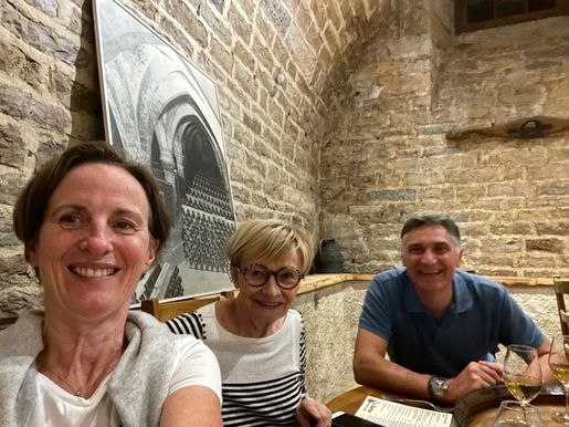 Dinner with Mum at La Finette in Arbois