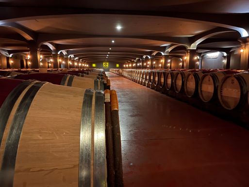 3.The barrel room at Ch Smith Haut Lafitte