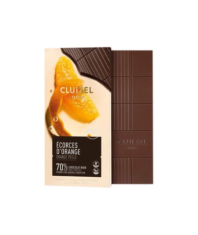 Cluizel Tablette Grand Cru Guayas Noir 70% & Ecorce Dórange