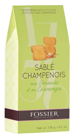 Gourmet de Paris Champagne and Almond Shortbread 135g