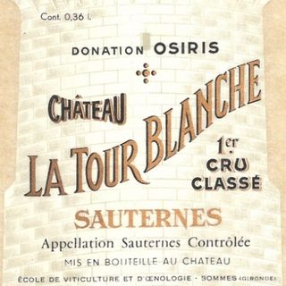 Ch La Tour Blanche Sauternes 23 375ml