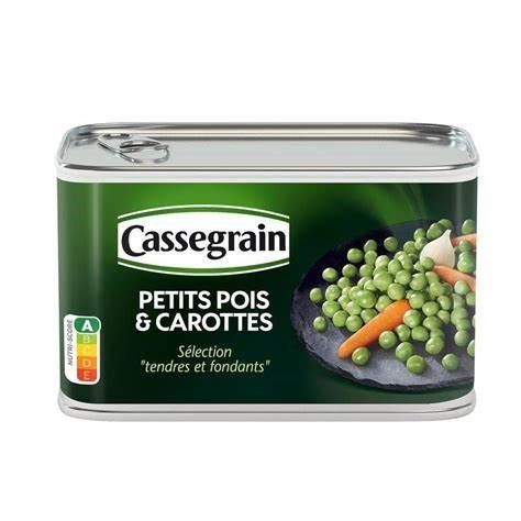 Cassegrain Petit Pois Carottes 265g