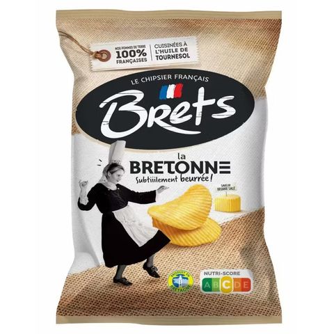 Brets Salted Butter Chips 125g