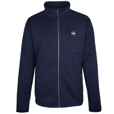 Men's Knit Fleece Jacket Navy XXL