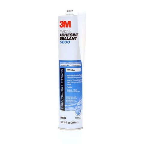 Marine Grade Silicone Sealant White, 378ml