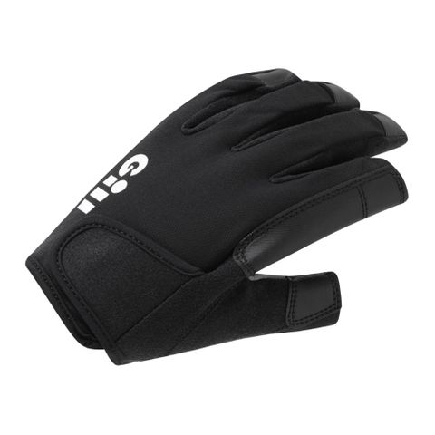 Championship Gloves - Long Finger Black/Gr XS